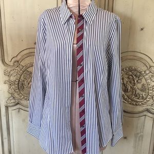 Brooks Brothers Tailored Button Down Blouse.